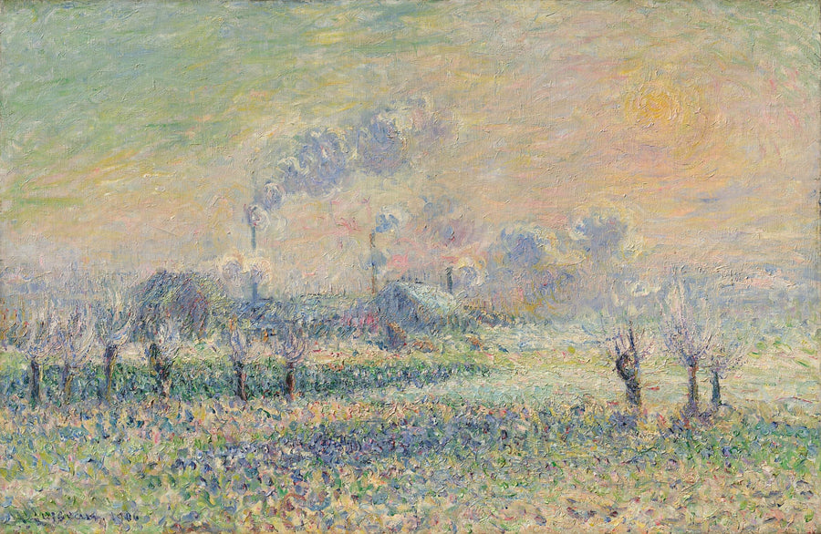 Iskrystaller i Pontoise - Gustave Loiseau