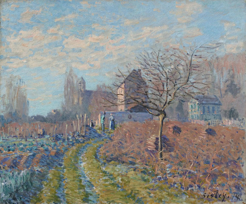 Hvit rim, St. Martins sommer - Alfred Sisley