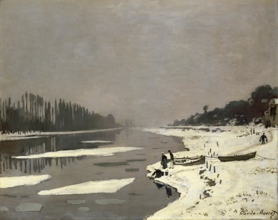Isbiter i Bougival - Claude Monet