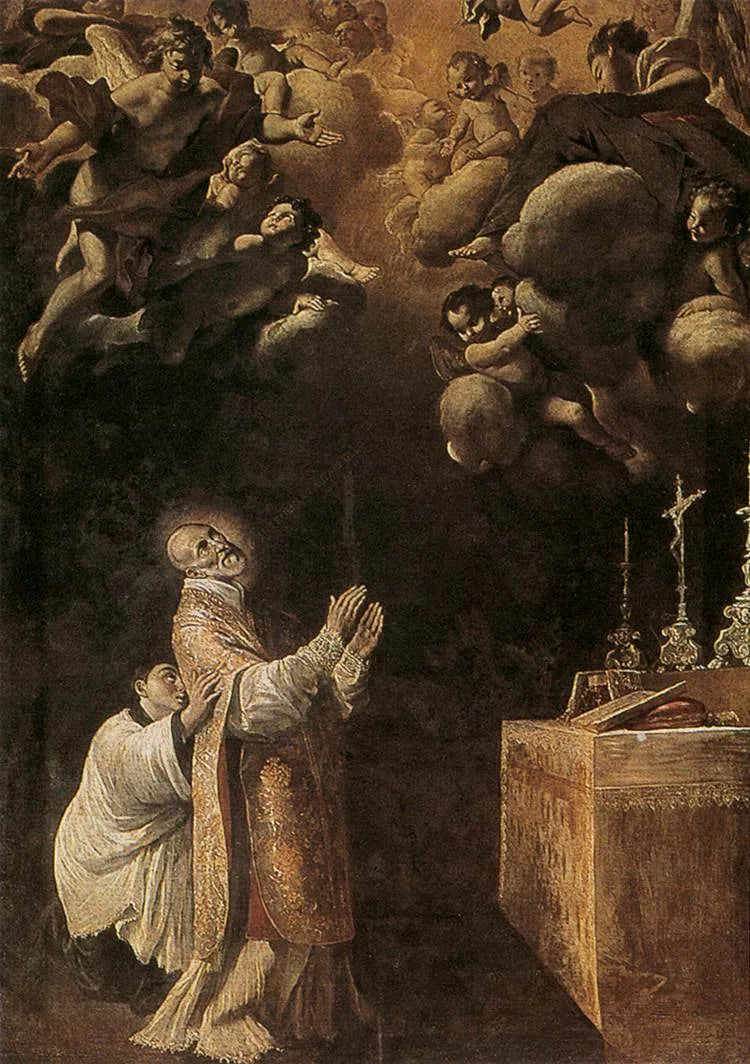 Ære av Sant 'Andrea Avellino - Giovanni Lanfranco