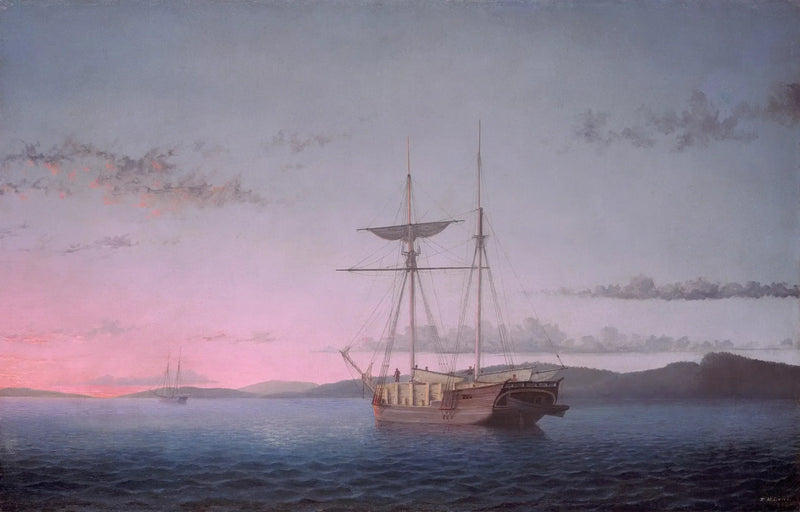 Skogskøyter om kvelden over Penobscot-bukten - Fitz Henry Lane

Source:
Goélettes forestières le soir sur la baie de Penobscot - Fitz Henry Lane