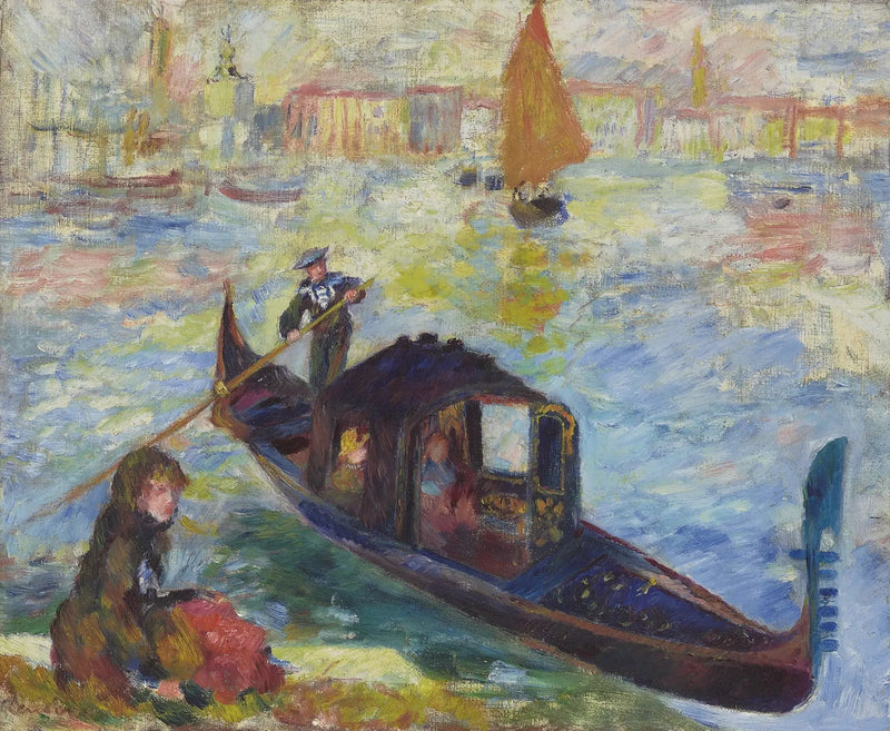 Gondol, Venezia - Pierre-Auguste Renoir