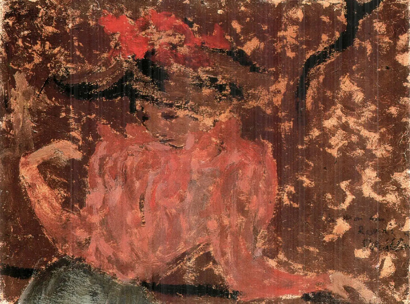 Gracieuse i hagen - Édouard Vuillard