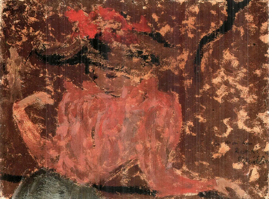 Gracieuse i hagen - Édouard Vuillard