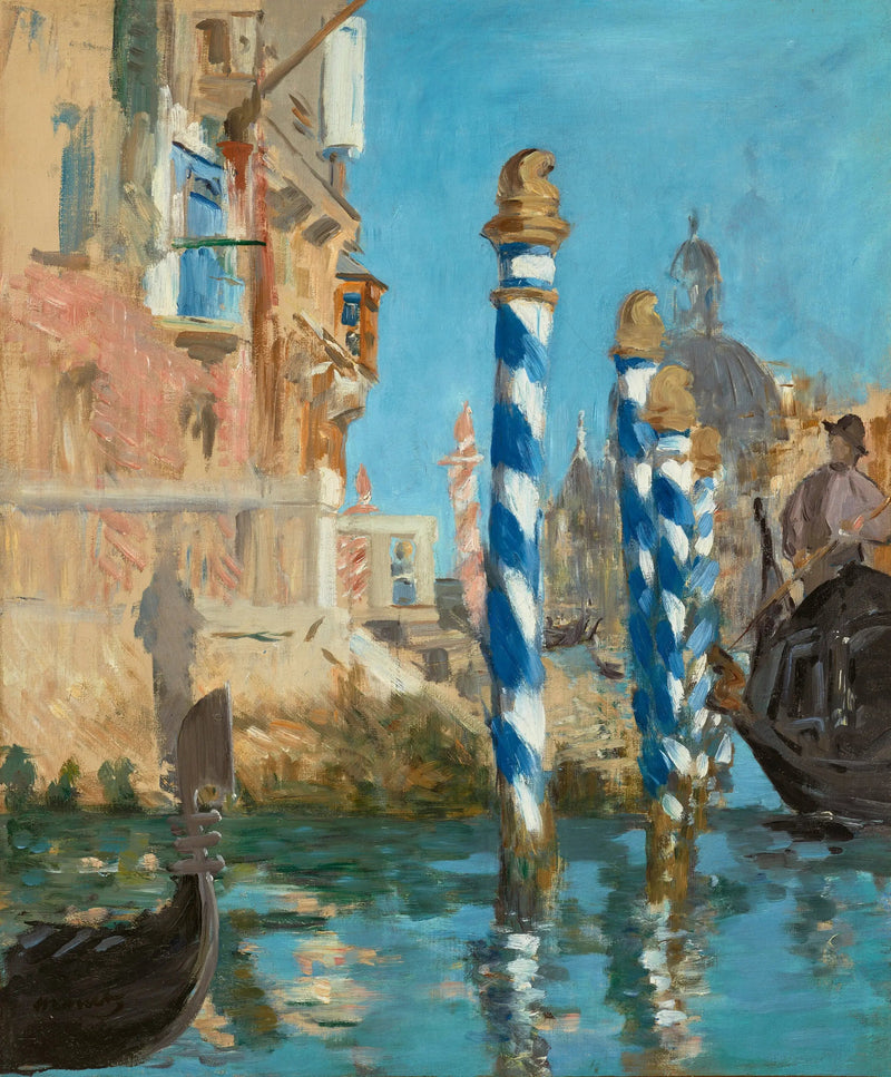 Grand Canal i Venezia - Édouard Manet