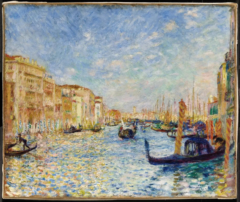 Grand Canal, Venezia - Pierre-Auguste Renoir