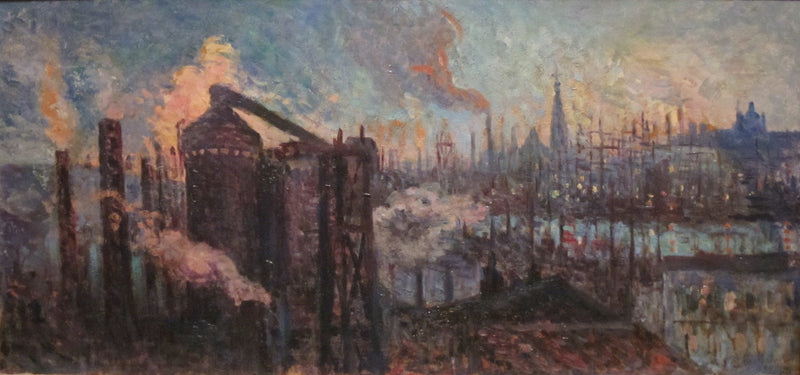 Stor industriell by - Maximilien Luce