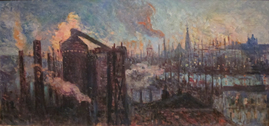 Stor industriell by - Maximilien Luce