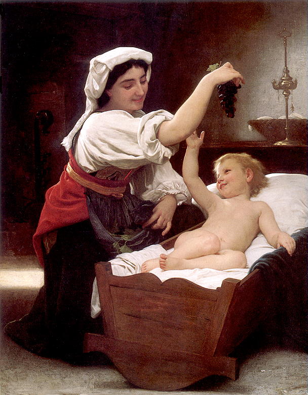 La Grappe de raisin (1868) - Bouguereau