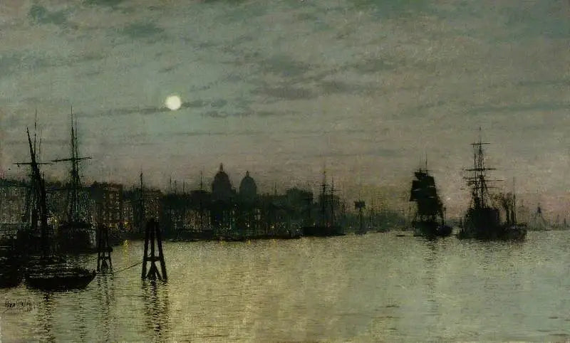 Greenwich, Flodbølge - John Atkinson Grimshaw

Source:
Greenwich, Demi-marée - John Atkinson Grimshaw