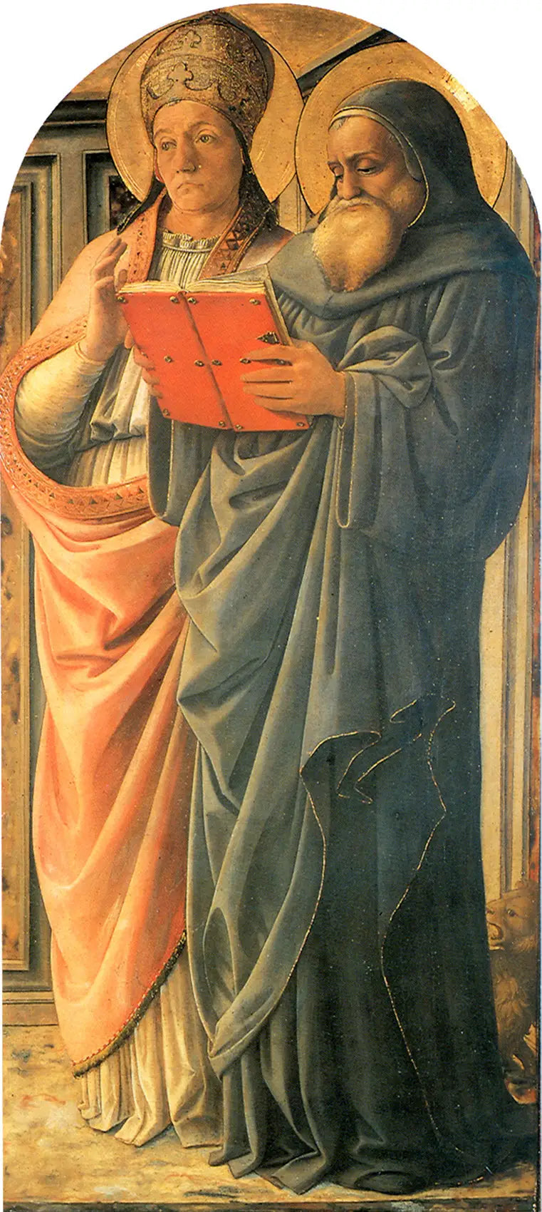 Gregory og Jerome, Kirkens leger - Fra Filippo Lippi