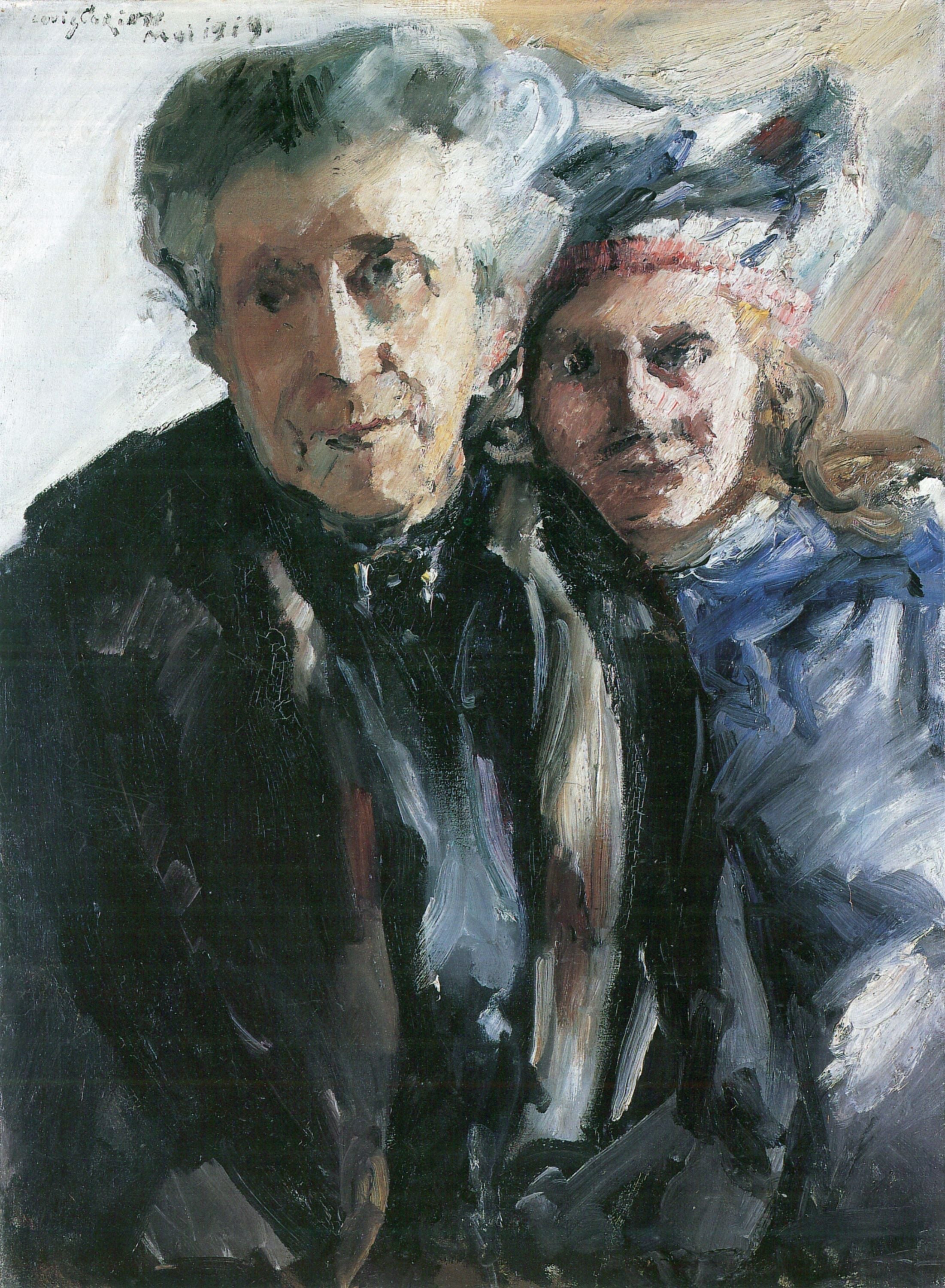 Großmutter und Enkelin - Lovis Corinth image 1 reproduction artisanale de tableau