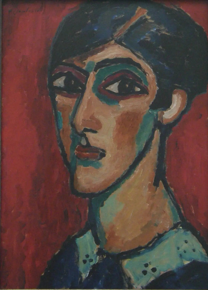 Stor kvinnelig hode på rød bakgrunn - Alexej von Jawlensky

Source:
Grosse tête de femme sur rouge - Alexej von Jawlensky