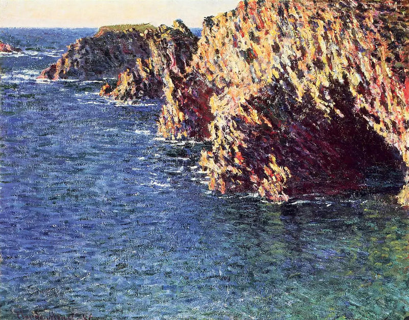 Port-Domois-hulen - Claude Monet