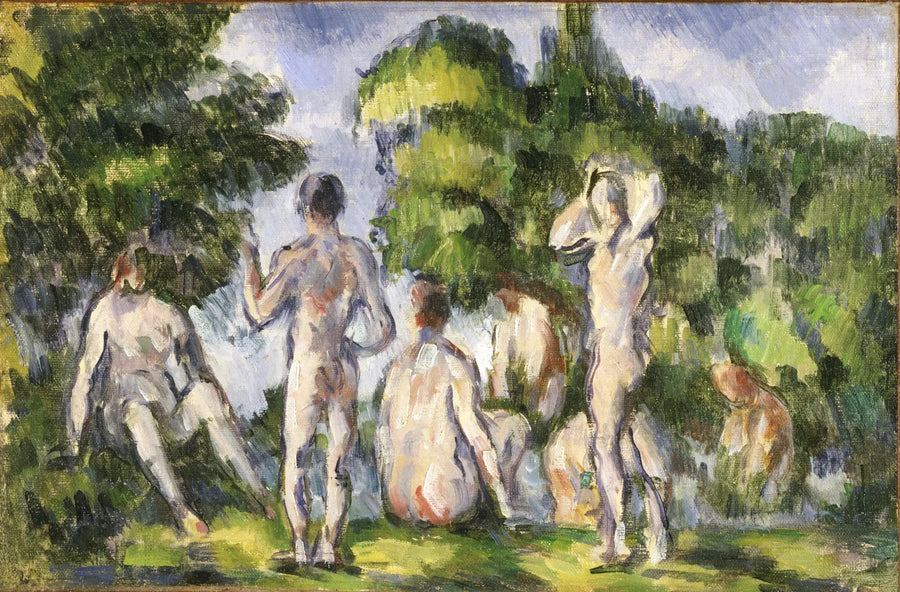 Gruppe av badende - Paul Cézanne
