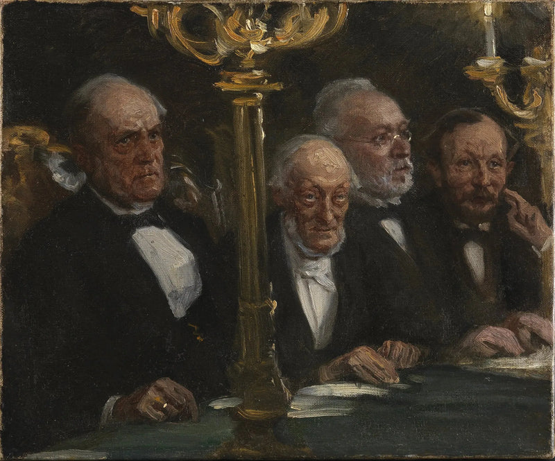 Gruppe av portretter - Peder Severin Krøyer