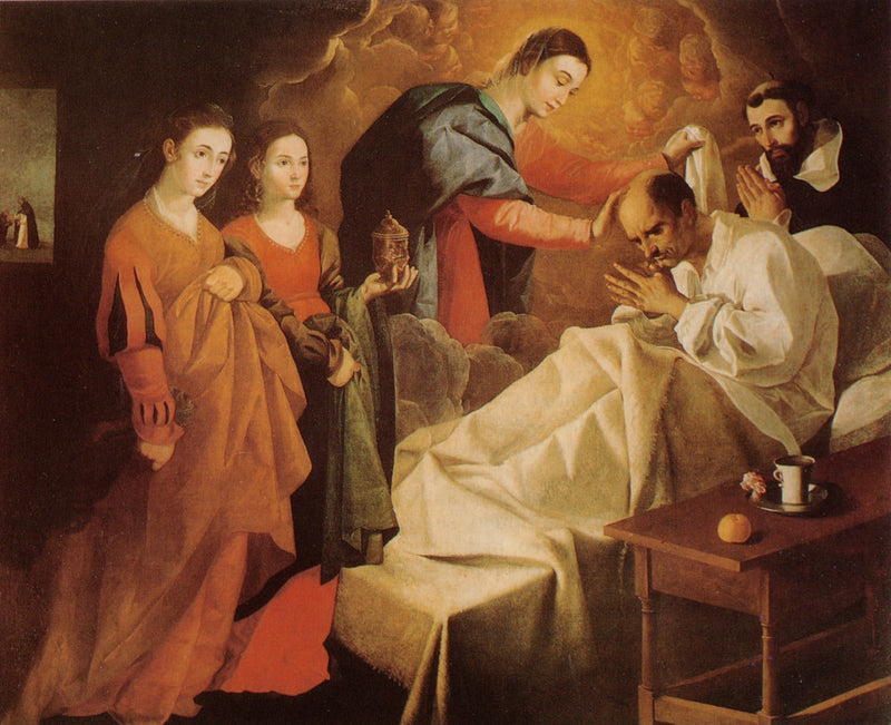 Mirakuløs helbredelse av den salige Réginald d'Orléans - Francisco de Zurbarán