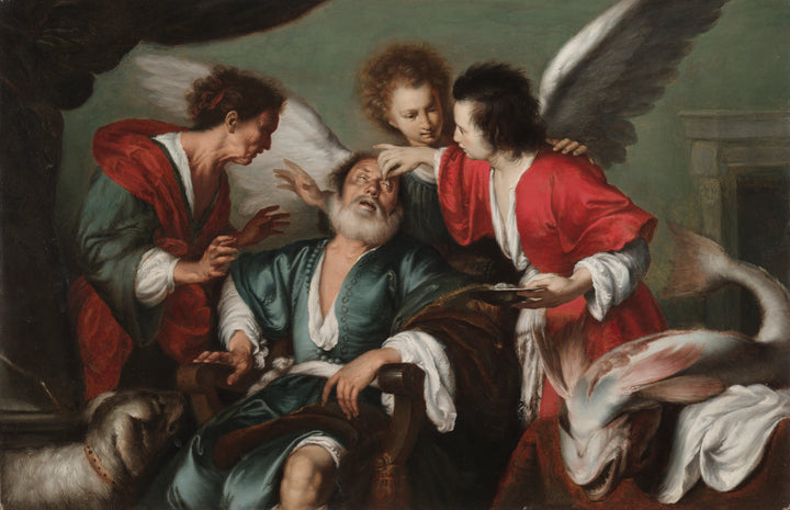 Tobits helbredelse - Bernardo Strozzi