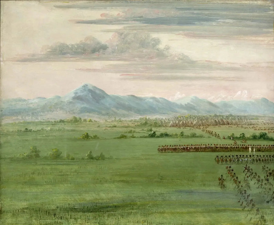 Comanche-krigere, med hvitt flagg, som mottar dragene - George Catlin

Source:
Guerriers Comanches, avec drapeau blanc, recevant les dragons - George Catlin