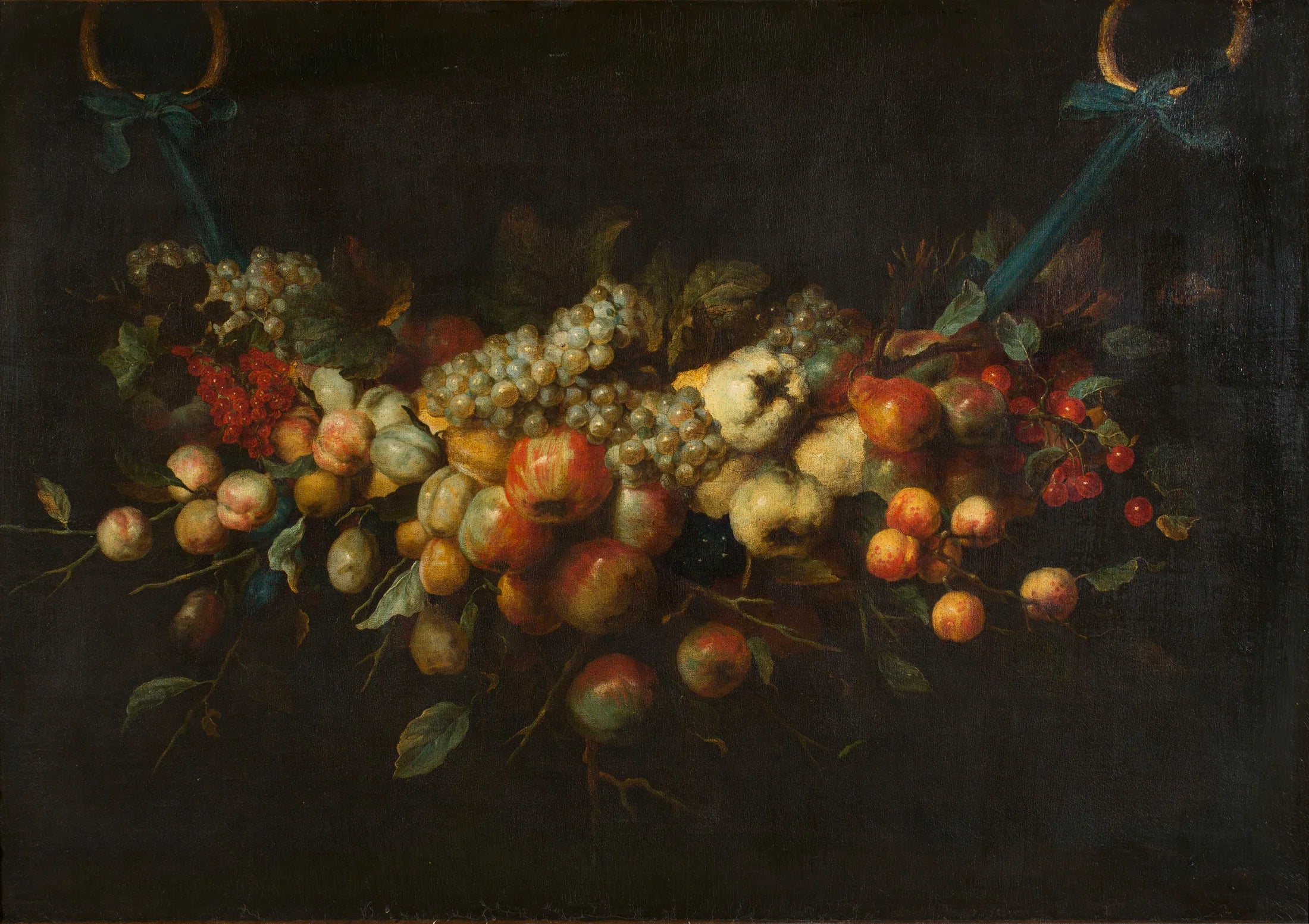 Guirlande de fruits - Frans Snyders image 1 reproduction de peinture à l’huile