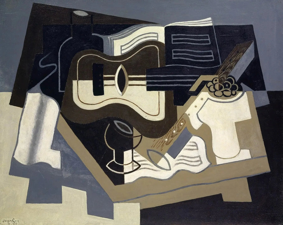 Gitar og klarinett - Juan Gris
