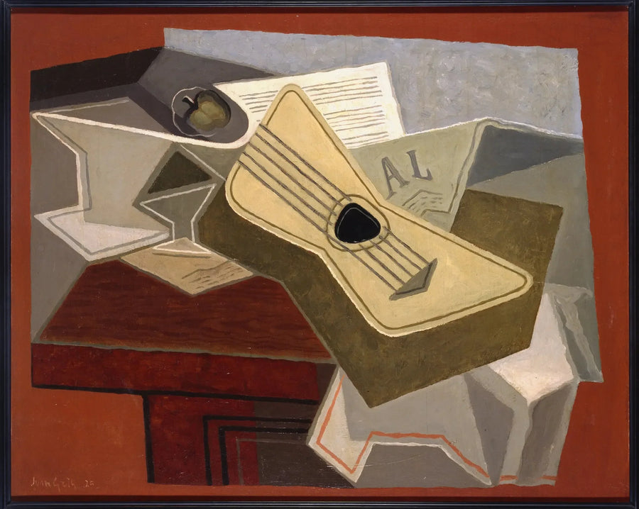 Gitar og tidsskrift - Juan Gris