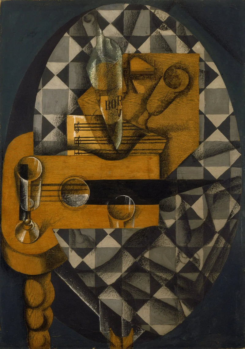 Gitar og briller - Juan Gris