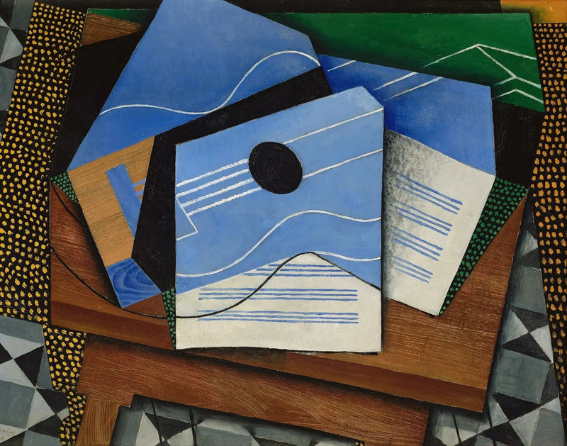 Gitar på et bord - Juan Gris