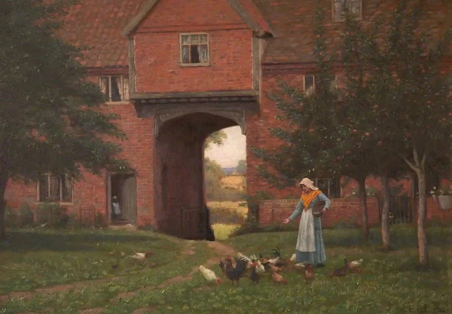 Hales Old Hall, Hales Green, nær Norwich, Norfolk - Edmund Blair Leighton

Source:
Hales Old Hall, Hales Green, près de Norwich, Norfolk - Edmund Blair Leighton