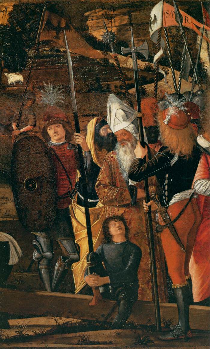 Hallebardister og Gamle menn - Vittore Carpaccio