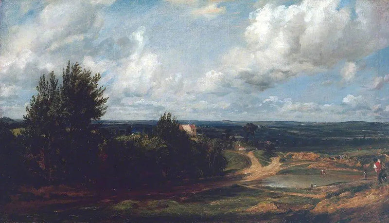 Hampstead Heath, med huset kalt « The Salt Box » - John Constable