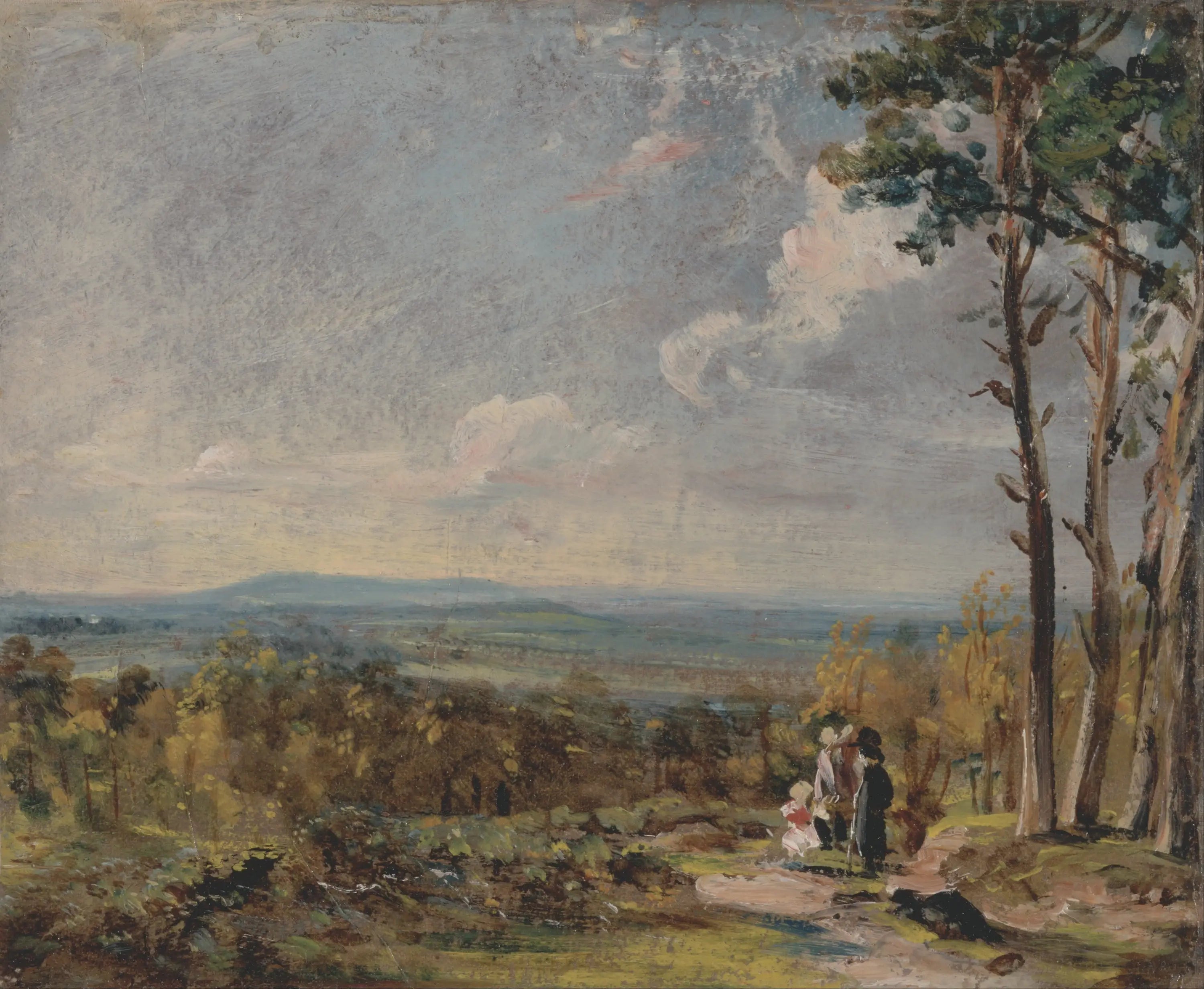 Hampstead Heath en direction de Harrow - John Constable image 1 tableau peint à l’huile sur toile
