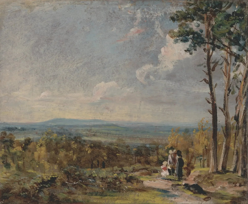 Hampstead Heath i retning av Harrow - John Constable