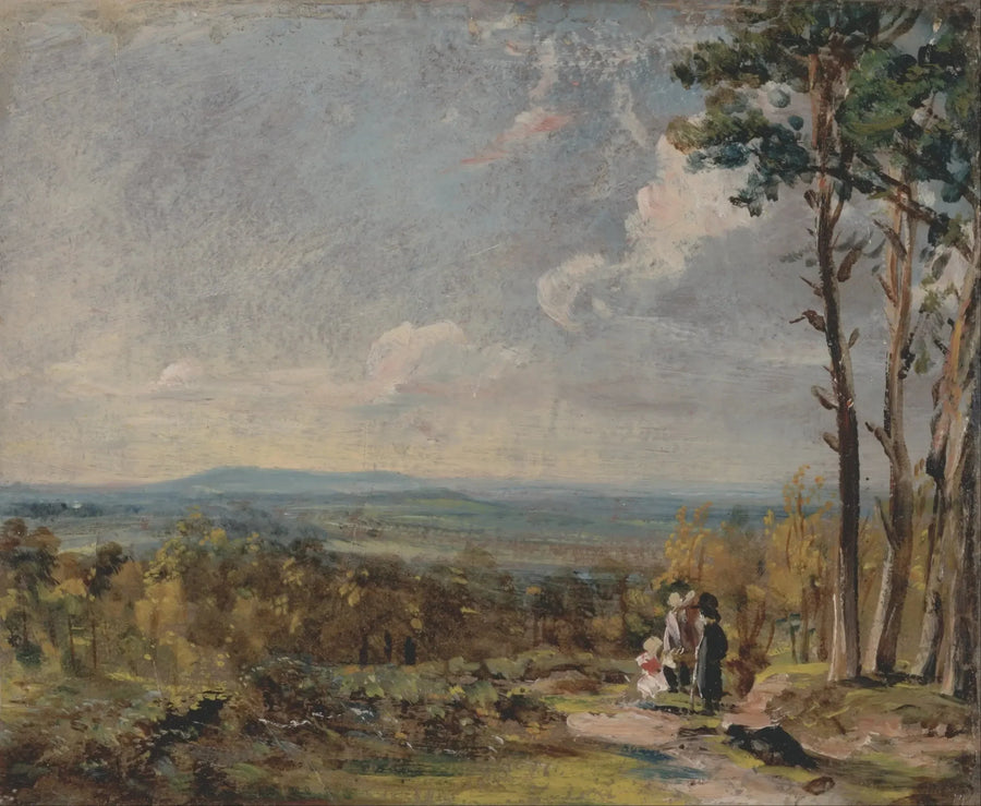Hampstead Heath i retning av Harrow - John Constable