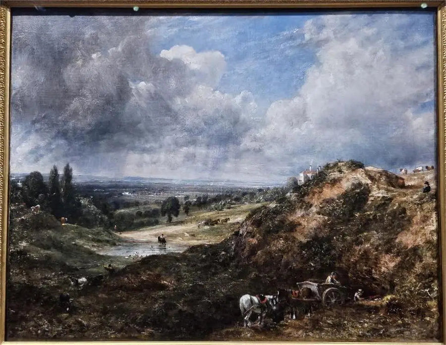Hampstead Heath, Branch Hill-sjøen - John Constable