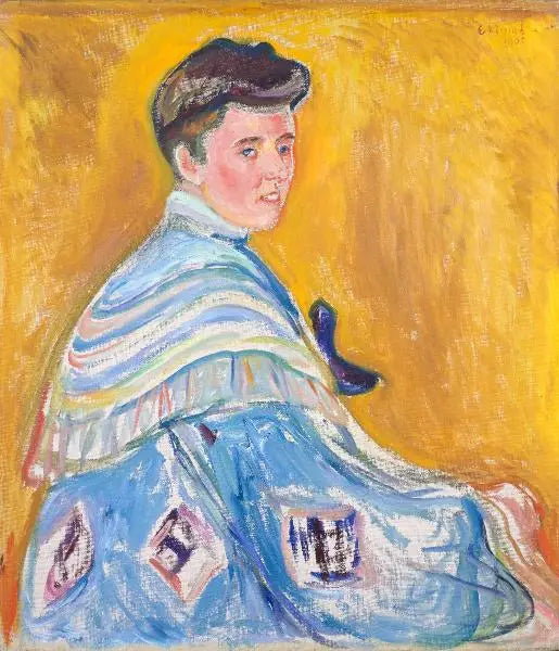 Reproduction du tableau « Hanni Esche - Edvard Munch » par Alpha Reproduction en peinture à l’huile