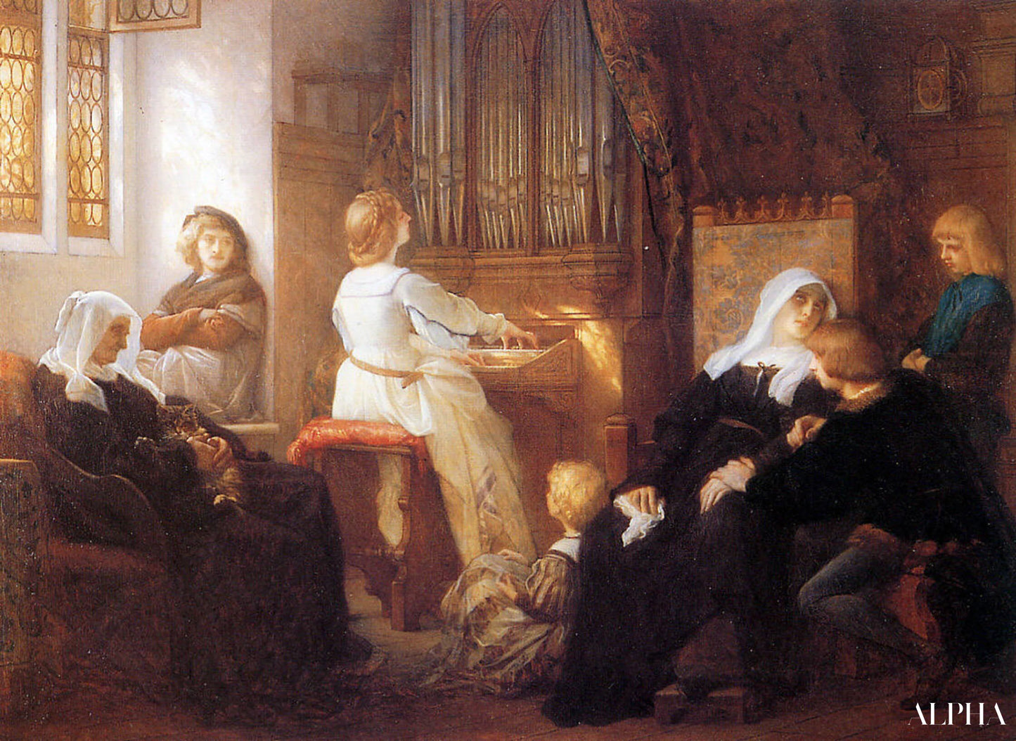 Reproduction du tableau « Harmonie - Alexandre Cabanel » par Alpha Reproduction en peinture à l’huile