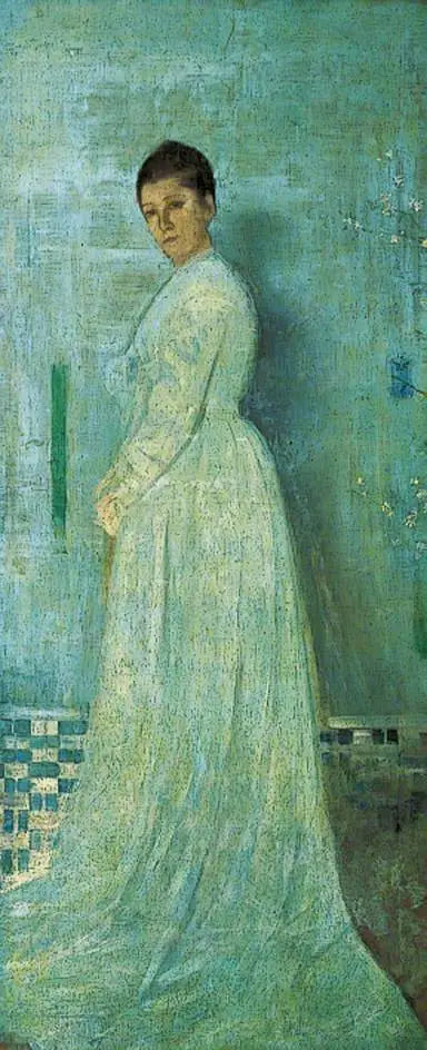 Harmoni i hvitt og blått - James Abbott McNeill Whistler