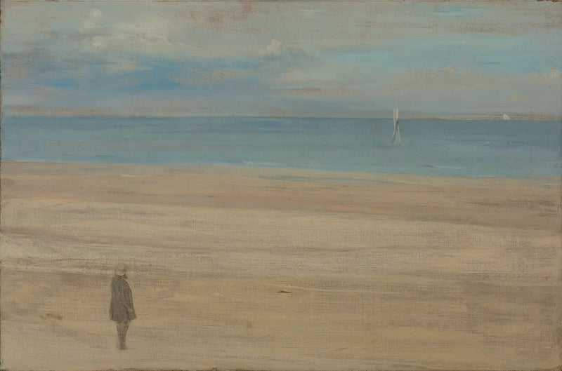 Harmoni i blått og sølv: Trouville - James Abbott McNeill Whistler