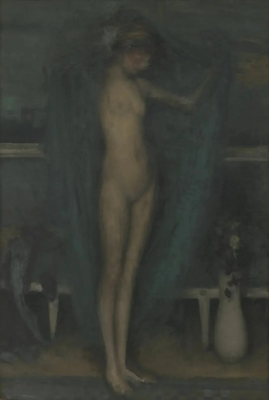 Harmoni i blått og gull: Den lille blå jenta - James Abbott McNeill Whistler
