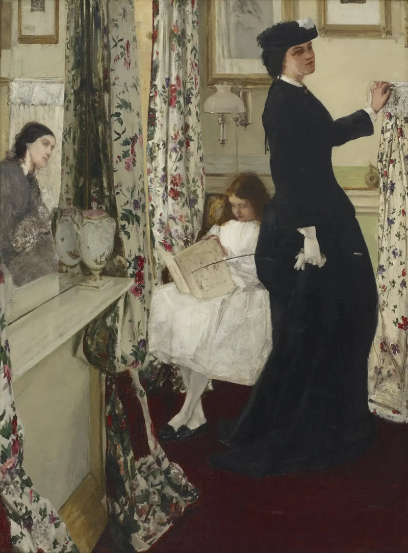 Harmoni i grønt og rosa: musikkrommet - James Abbott McNeill Whistler