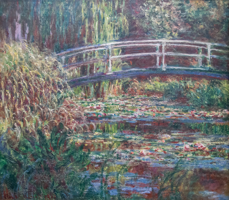 Nymfebasseng, Rosa harmoni - Claude Monet