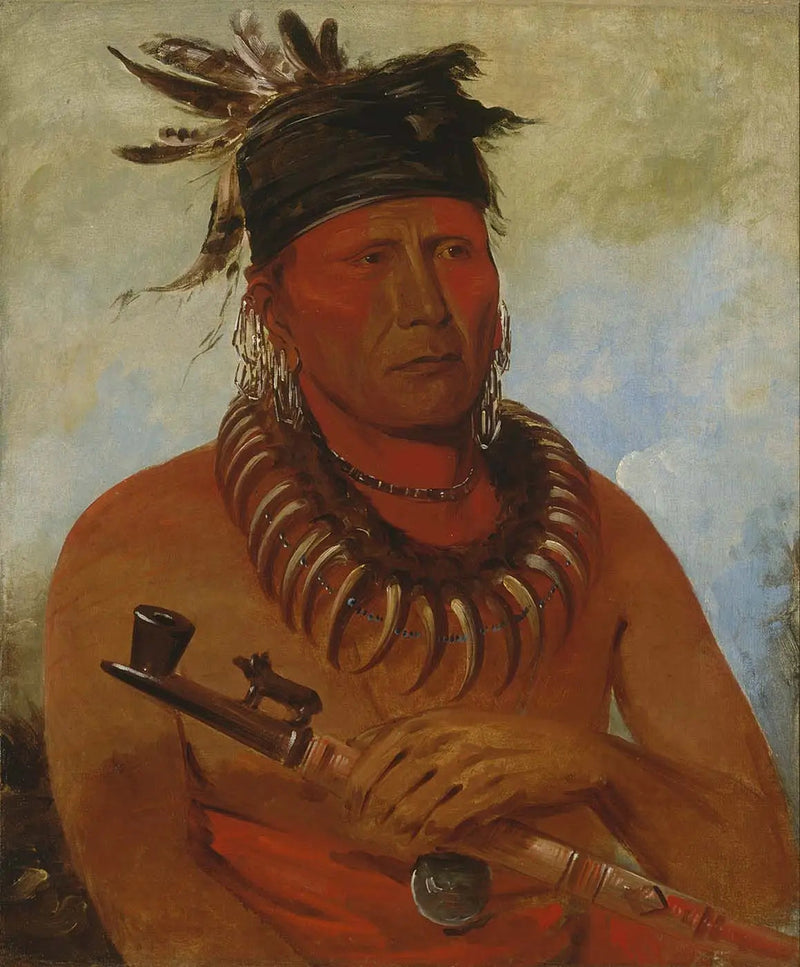 Háw-che-ke-súg-ga, Den som dreper Osages, leder av stammen - George Catlin

Source:
Háw-che-ke-súg-ga, Celui qui tue les Osages, chef de la tribu - George Catlin