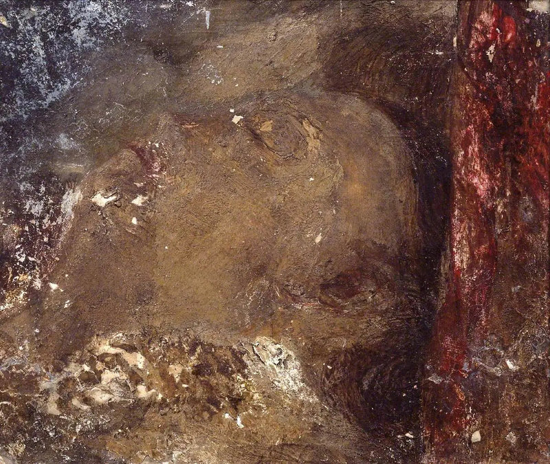 Hode av en sovende person - J. M. W. Turner