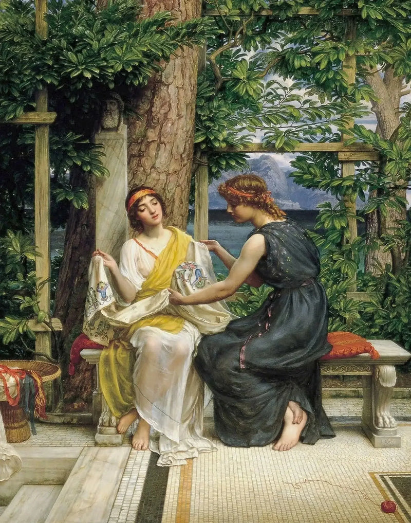 Hélène og Hermia - Edward Poynter

Source:
Hélène et Hermia - Edward Poynter