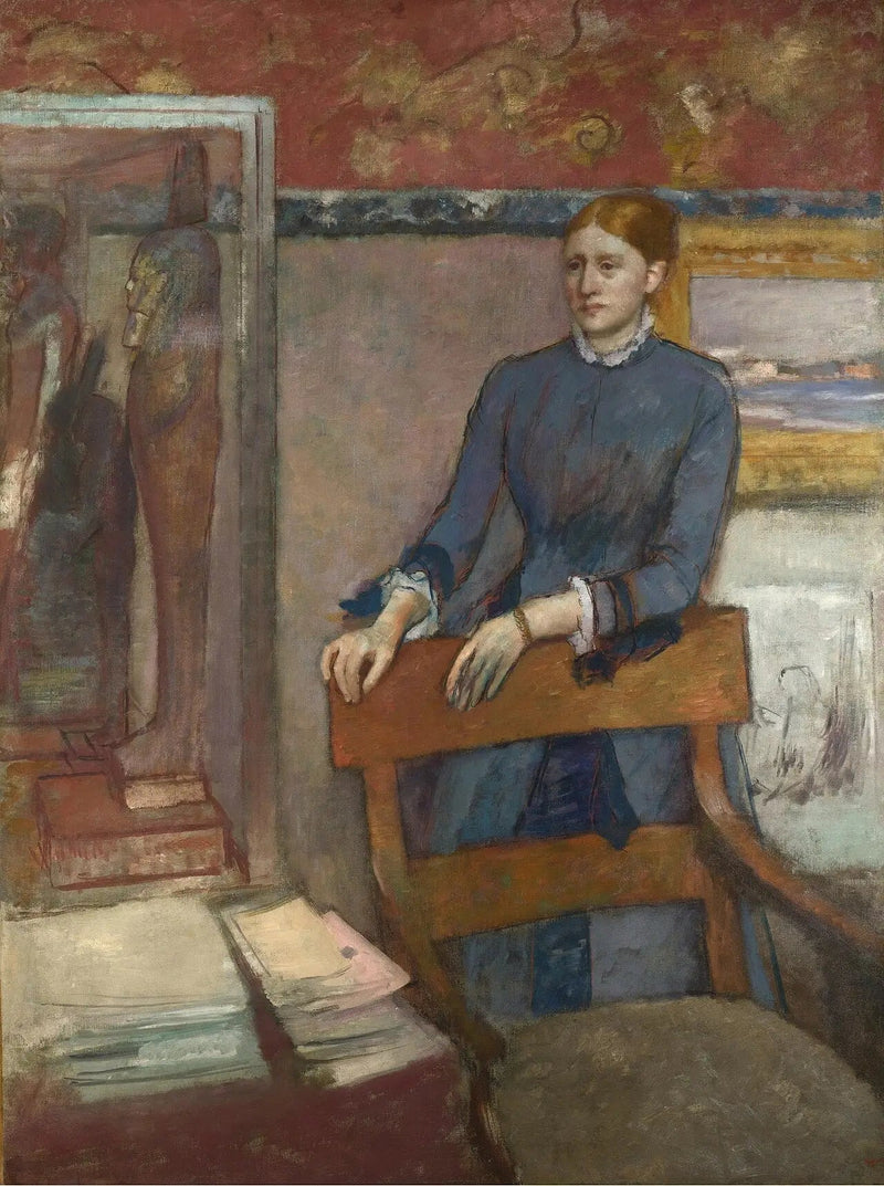 Hélène Rouart på farens kontor - Edgar Degas