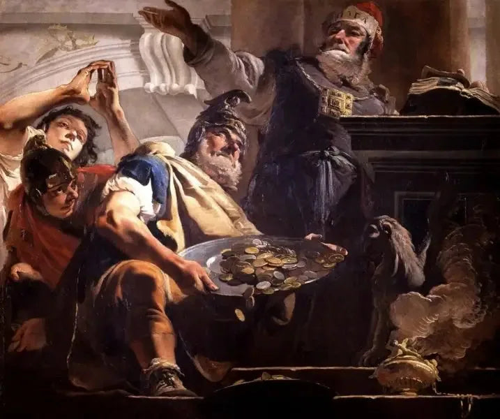 Héliodore angriper tempelet - Giovanni Battista Tiepolo
