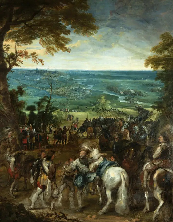 Henri IV ved beleiringen av Amiens - Peter Paul Rubens