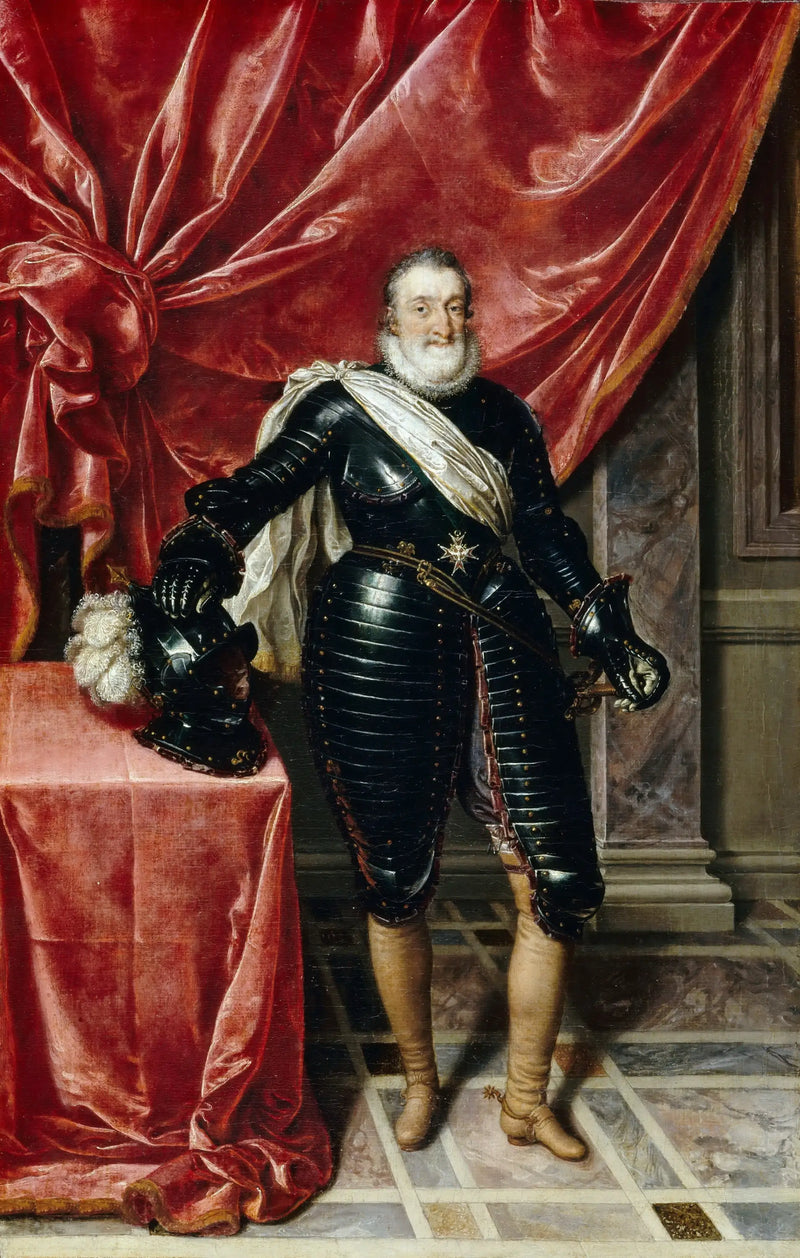 Henri IV, konge av Frankrike, i rustning - Frans Pourbus den Yngre

Source:
Henri IV, roi de France, en armure - Frans Pourbus the Younger