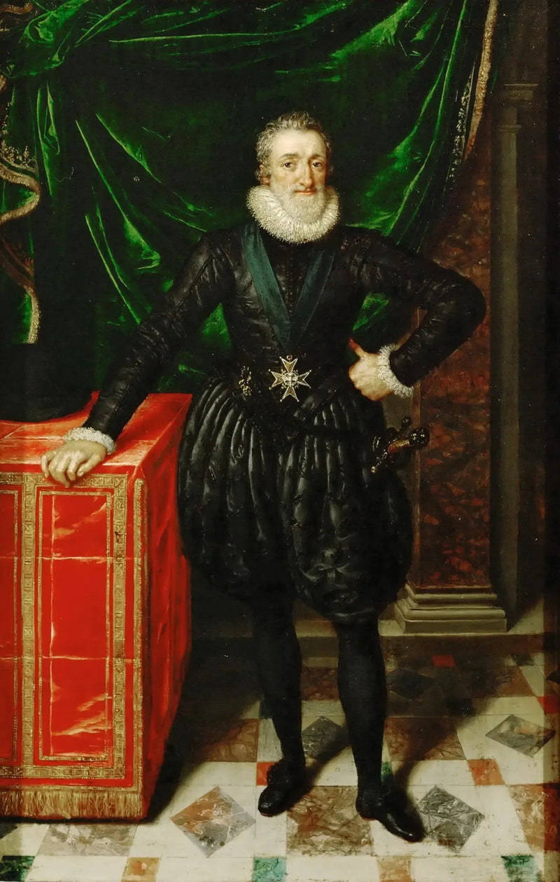 Henri IV, konge av Frankrike, i svart dress - Frans Pourbus den Yngre

Source:
Henri IV, roi de France, en costume noir - Frans Pourbus the Younger